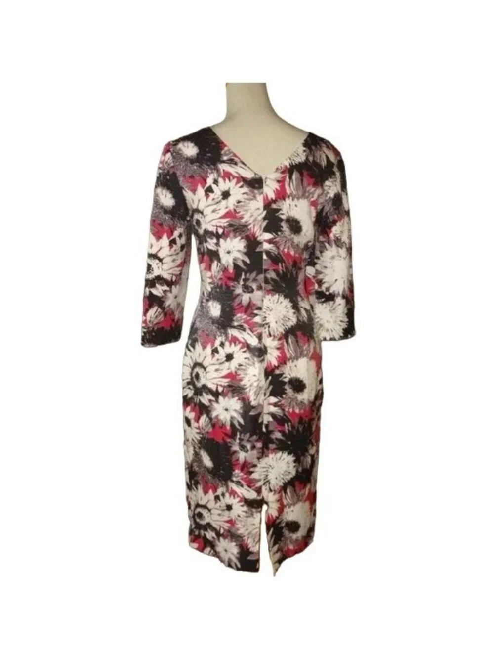 ๐ Debbie Shuchat Cutout Yoke Floral Print Dress 6-8 - Picture 4 of 8